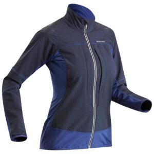 Geacă Softshell pentru drumetii pe zăpadă - SH500 Active - Calduroasă - Dama