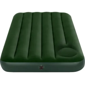 Saltea Gonflabilă Intex Downy Twin Verde cu Pompă Integrată