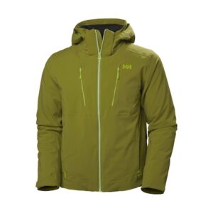 Geaca Helly Hansen Alpha 3.0 verde pentru schi și snowboard