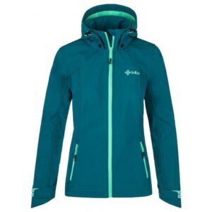 Geacă Softshell Kilpi Ravia, culoare turcoaz, pentru femei.