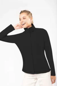Jacheta Fleece Negru pentru Dama