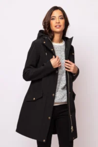 Jacheta softshell dama cu glugă ajustabilă Napea de la Heavy Tools.