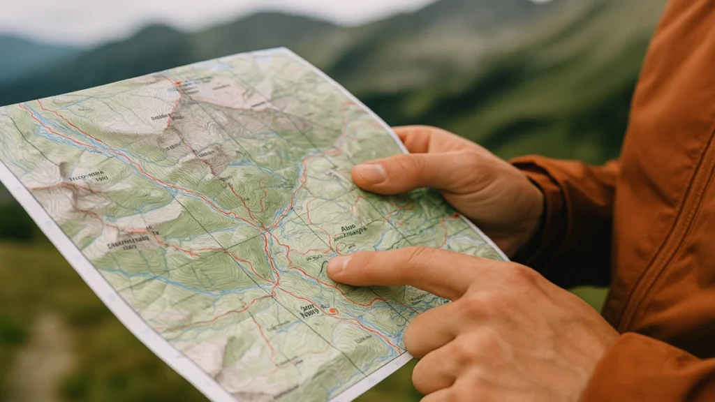 Cele mai bune hărți montane turistice