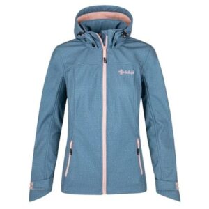 Geaca softshell Kilpi Ravia pentru femei, culoarea albastră