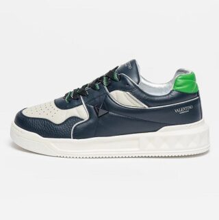 Pantofii sport de piele Valentino Garavani cu aspect contrastant