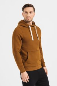 Hanorac relaxed fit din amestec de bumbac organic Calvin Klein