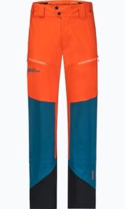 Pantaloni Ski Jack Wolfskin Alpspitze Portocaliu și Albastru