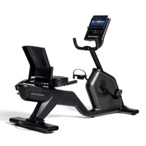 Bicicleta fitness orizontală SCHWINN 590R cu Bluetooth și suport pentru telefon