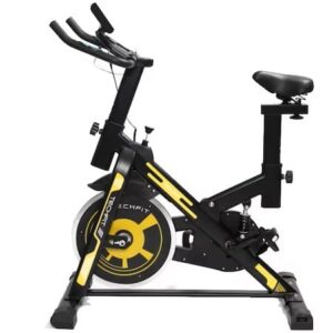 Bicicleta de spinning TECHFIT SBK2500 cu volantă de 15 Kg și Bluetooth