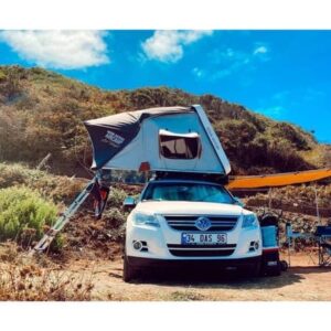 Cort Aircamp montat pe mașină pentru familie