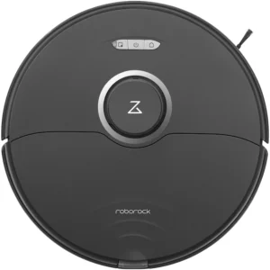 Roborock S8 negru, combină aspirare și mopuire