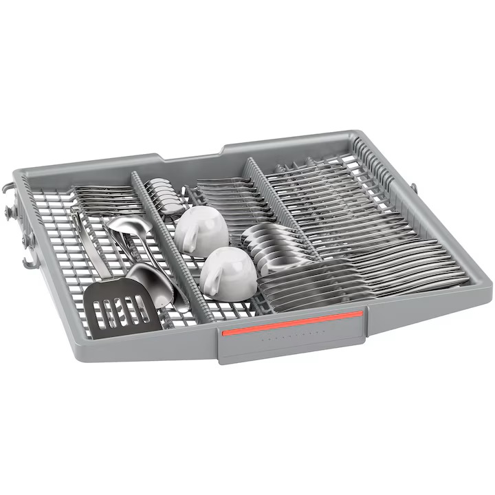 Sertar pentru tacâmuri al mașinii de spălat vase Bosch SMV46KX04E.