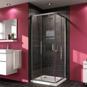 Cabina de duș pătrată Huppe X1A-103, sticlă securizată 6 mm