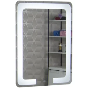 Oglindă LED pentru baie cu senzor touch și iluminare eficientă