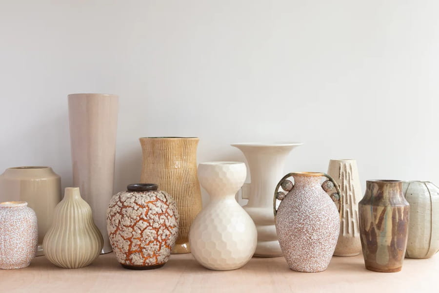 Colecție de vaze decorative moderne și elegante, din ceramică