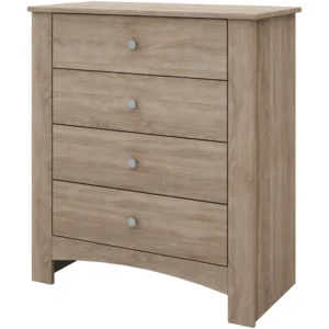 Comodă cu două sertare și uși pentru living, culoare sonoma dark