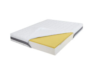 Saltea ortopedică din spumă cu memorie, oferind suport optim și confort pentru un somn sănătos.