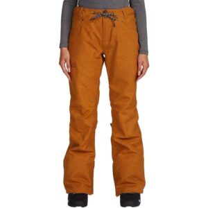 pantaloni ski damă impermeabili DC Shoes Viva caramiziu