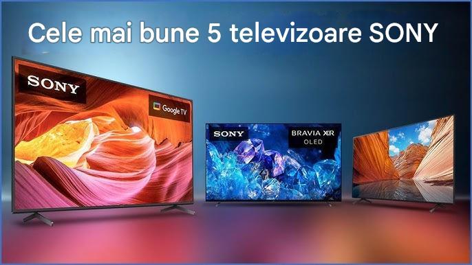 Imagine cu cele mai bune televizoare Sony, inclusiv modele cu Google TV și BRAVIA XR OLED