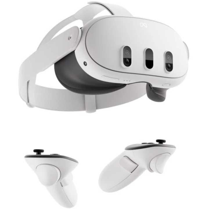 Ochelari VR Meta Quest 3 128GB pentru realitate virtuală.