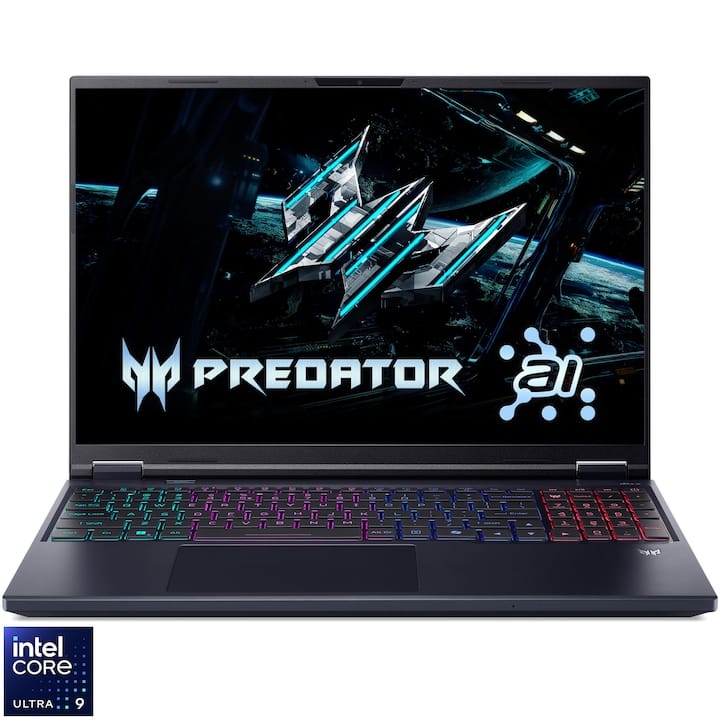 Laptop Acer Predator Helios Neo 16 AI cu ecran 16″ 240 Hz și RTX 5070