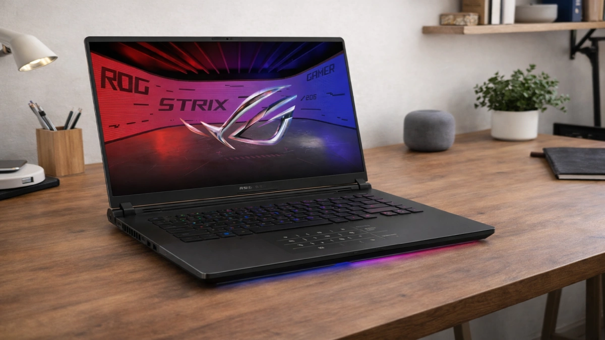 Laptop ASUS ROG Strix SCAR 16 G635LW cu ecran 2.5K 240 Hz și RTX 5080