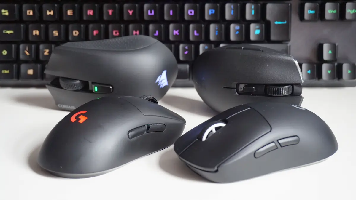 Patru mouse-uri wireless performante alături de o tastatură RGB