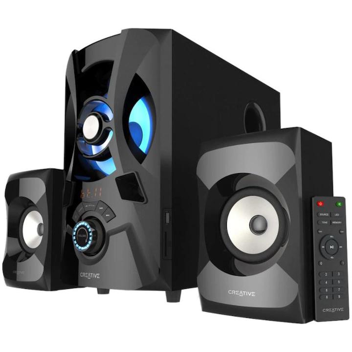 Boxe Creative SBS E2900 2.1 cu subwoofer și conectivitate Bluetooth
