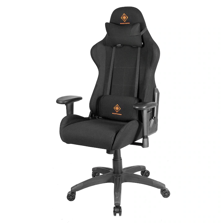 Scaun de gaming ergonomic Deltaco Gaming Nylon gri