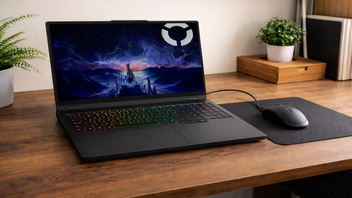 Laptop Lenovo Legion Pro 5 16IRX10 cu ecran 16″ WQXGA 240Hz și placă video RTX 5070