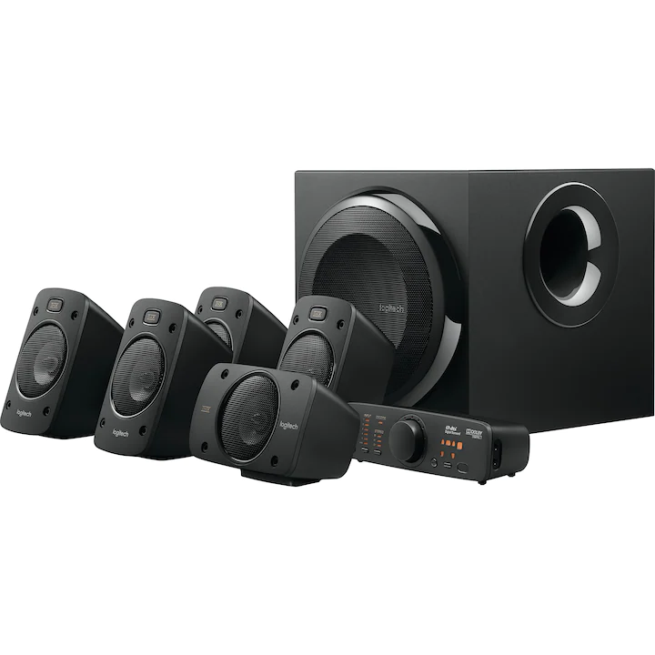 Sistem audio Logitech Z906 5.1 certificat THX cu sunet surround