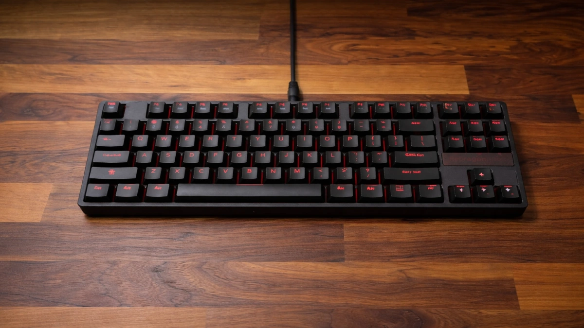 Tastatura mecanică Redragon Kumara K552-BK cu iluminare pe birou