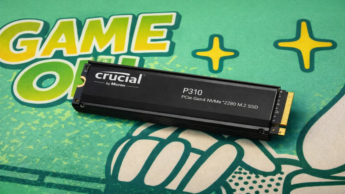 SSD Crucial P310 2TB cu heatsink, NVMe PCIe Gen4 x4 M.2 2280