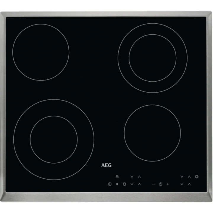 Plită vitroceramică AEG HK634021XB cu 4 zone de gătit
