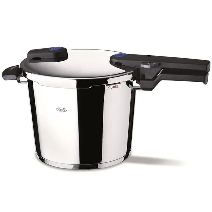 Oală sub presiune Fissler Vitaquick 6L inox cu bază CookStar