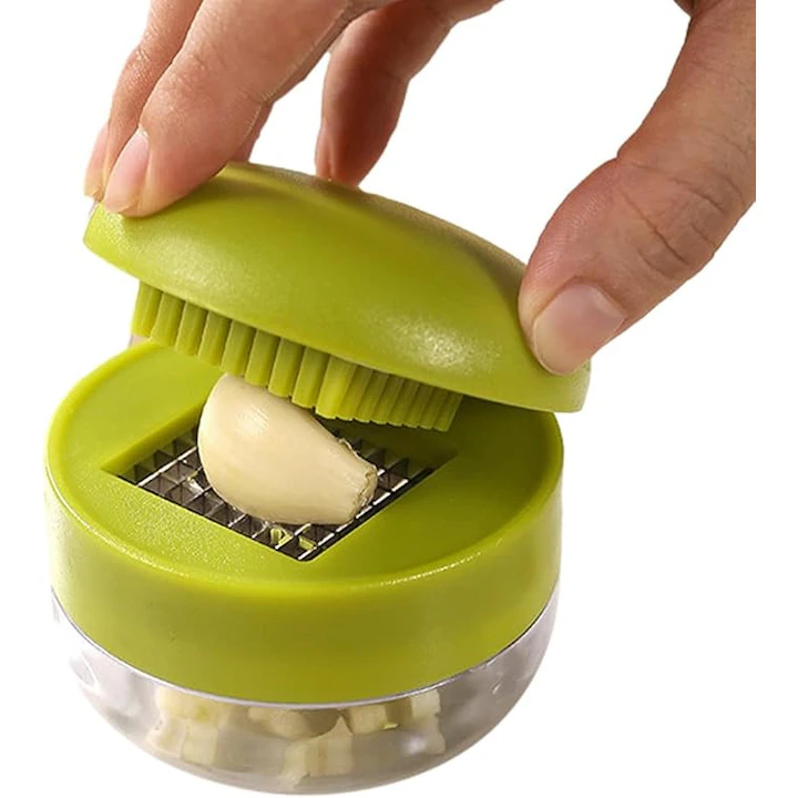 Presă usturoi multifuncțională din inox, 20x5 cm, ergonomic