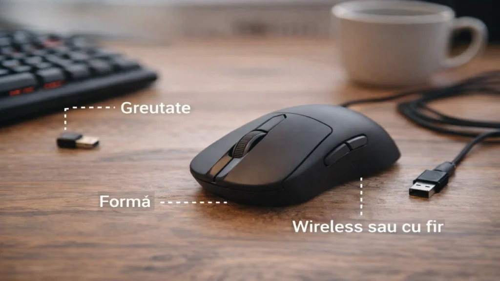 Cum alegi un mouse de gaming potrivit pentru stilul tău de joc
