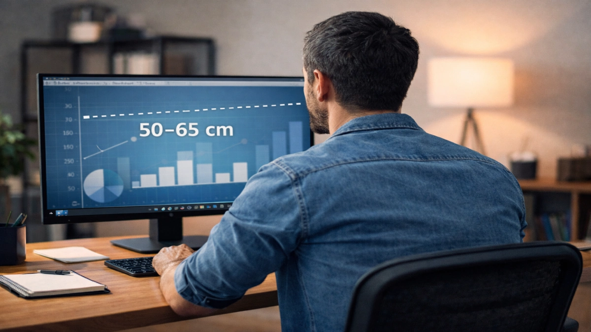 Distanță corectă de vizualizare pentru un monitor 4K de 27 de inci