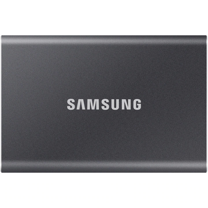 SSD extern Samsung T7 1TB USB 3.2 pentru PS5, culoare Titan Grey