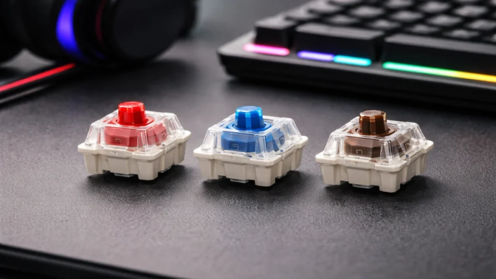 Red vs Blue vs Brown: ce switch-uri să alegi pentru gaming