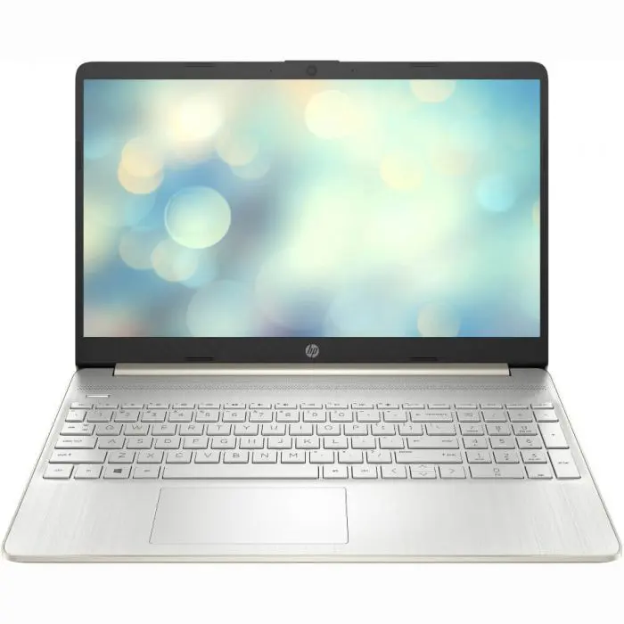 HP 15s-fq5028nq laptop ieftin cu Intel Core i5-1235U 8GB RAM 512GB SSD Pale Gold
