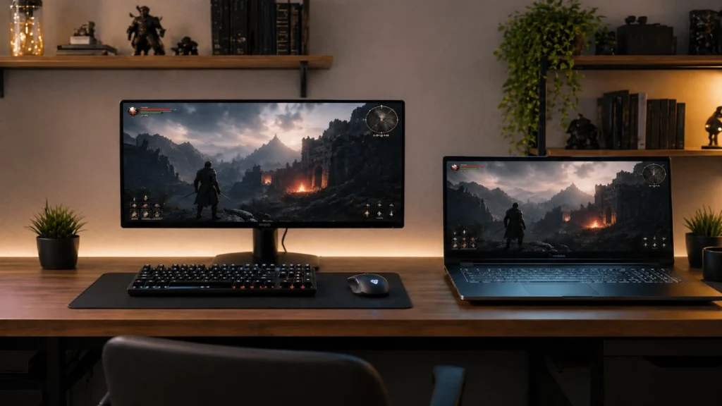 Laptop vs desktop gaming: care este alegerea potrivită pentru tine