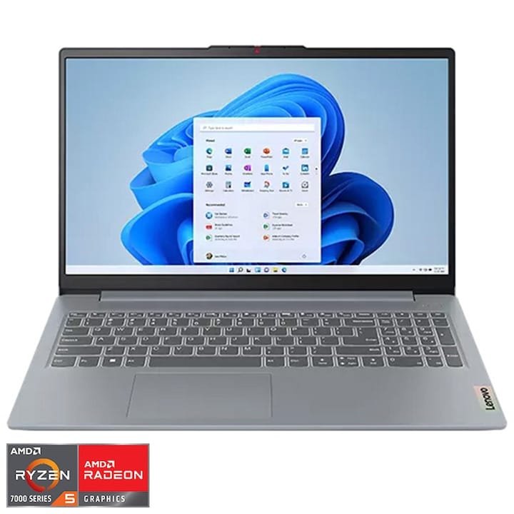 Lenovo IdeaPad Slim 3 15ABR8 laptop ieftin cu AMD Ryzen 5 7530U ecran IPS Windows 11