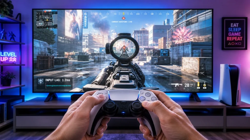 Input lag la televizoare gaming: ce este, ce valori contează și cum îl reduci