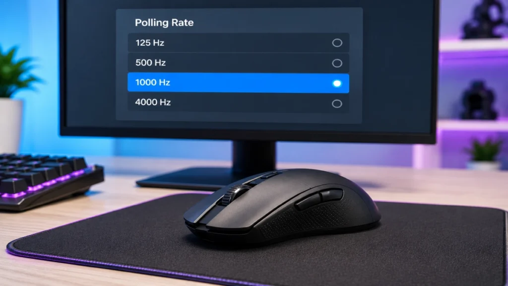 Polling rate la mouse-ul de gaming: ce înseamnă și când 4.000 Hz fac diferență reală