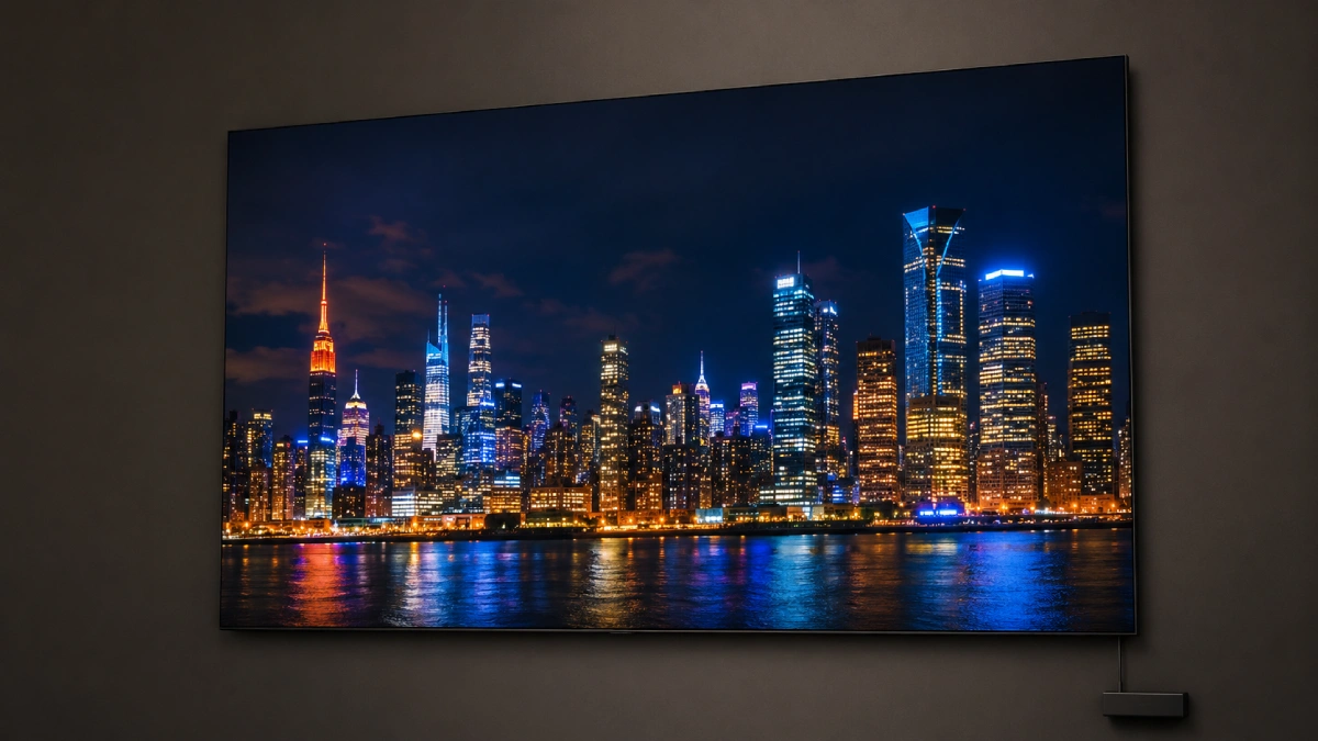 Samsung S95F 65 inch QD-OLED — culori intense pe ecran mat Glare-Free