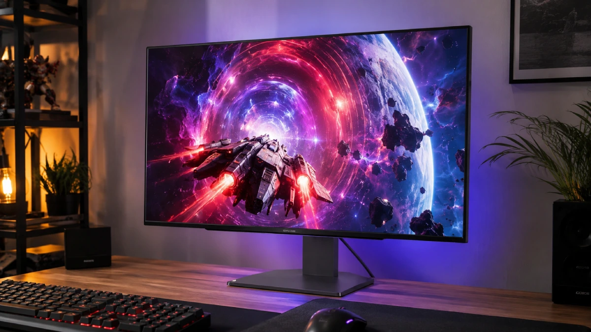 LG UltraGear 32GS95UE-B, monitor OLED de 32 de inchi pentru gaming