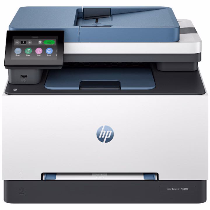 Multifuncțională laser color HP Color LaserJet Pro MFP 3302sdw cu ADF, duplex automat, Wi-Fi și Ethernet