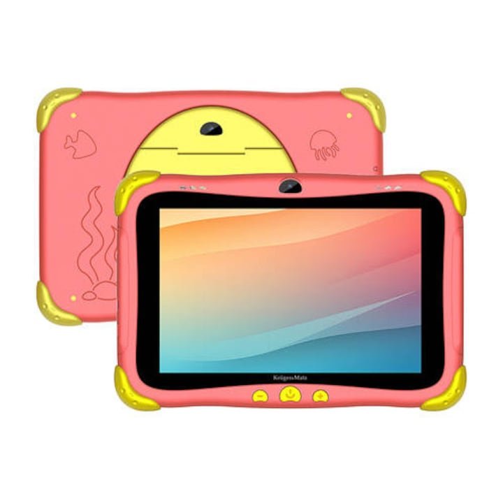 Tabletă Kruger&Matz FUN 808 roz cu carcasă de protecție