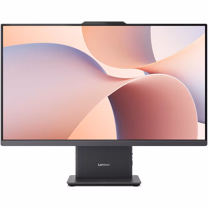 Lenovo IdeaCentre AIO 27AKP10 cu ecran de 27 inch Full HD IPS, procesor AMD Ryzen AI 5 330, 16 GB DDR5 și SSD de 1 TB, Luna Grey